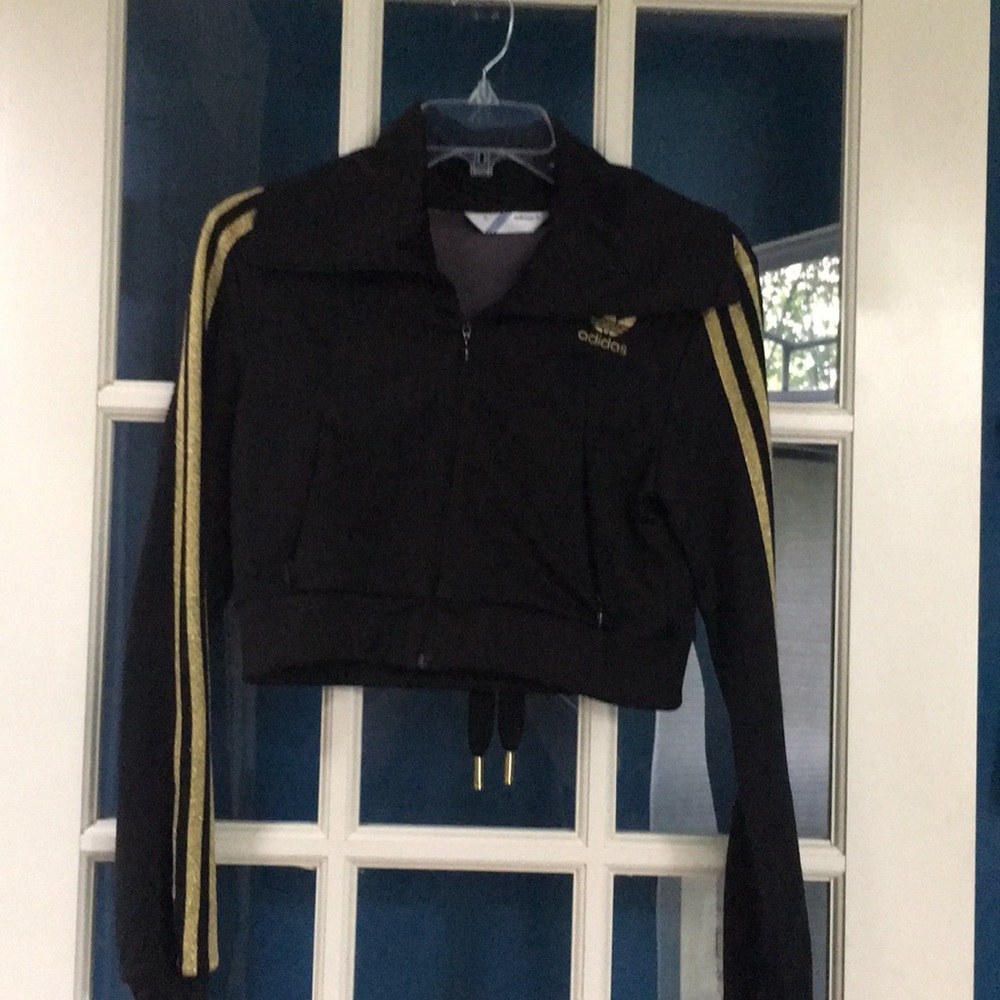 Vintage Adidas cropped track jacket